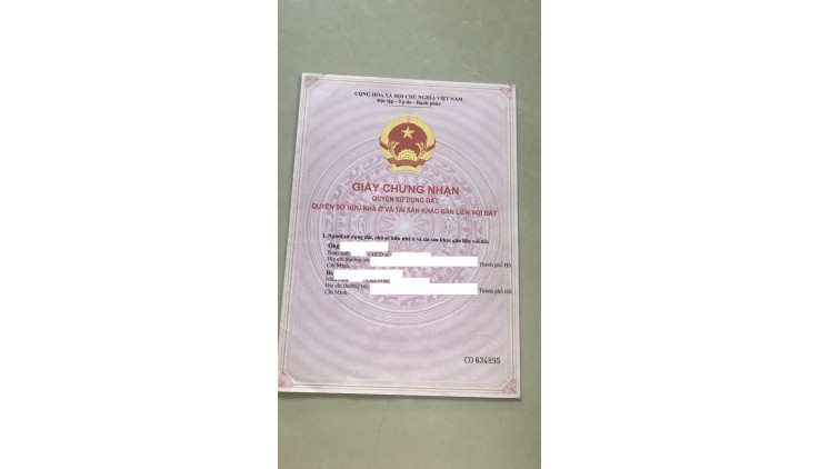 Bán đất mặt phố Phan Văn Hớn, xã Xuân Thới Thượng, địa điểm xây văn phòng hoạt động rất đẹp